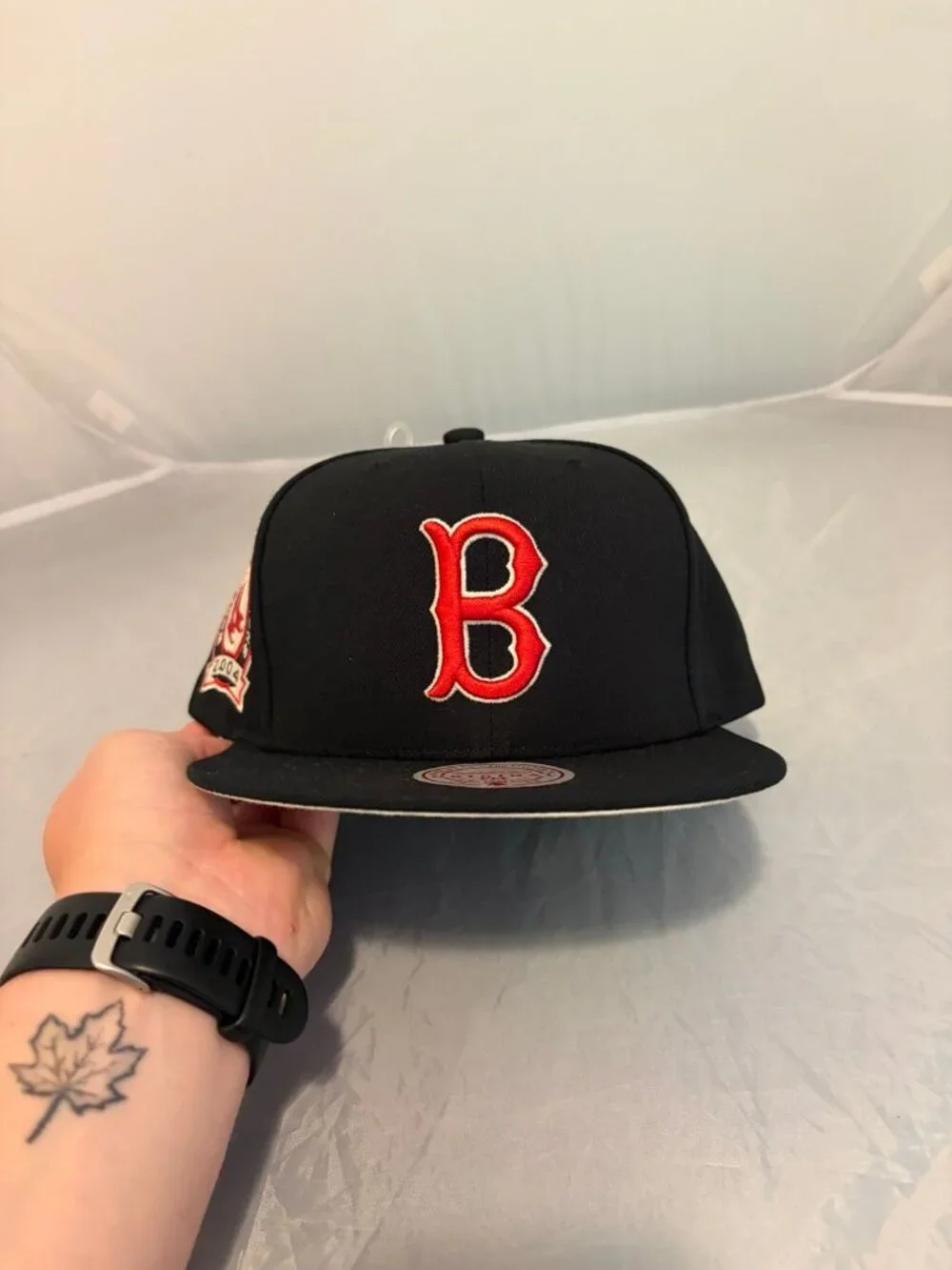 Boston Red Sox World Series Champions 2004 Mitchell & Ness Adjustable hat cap